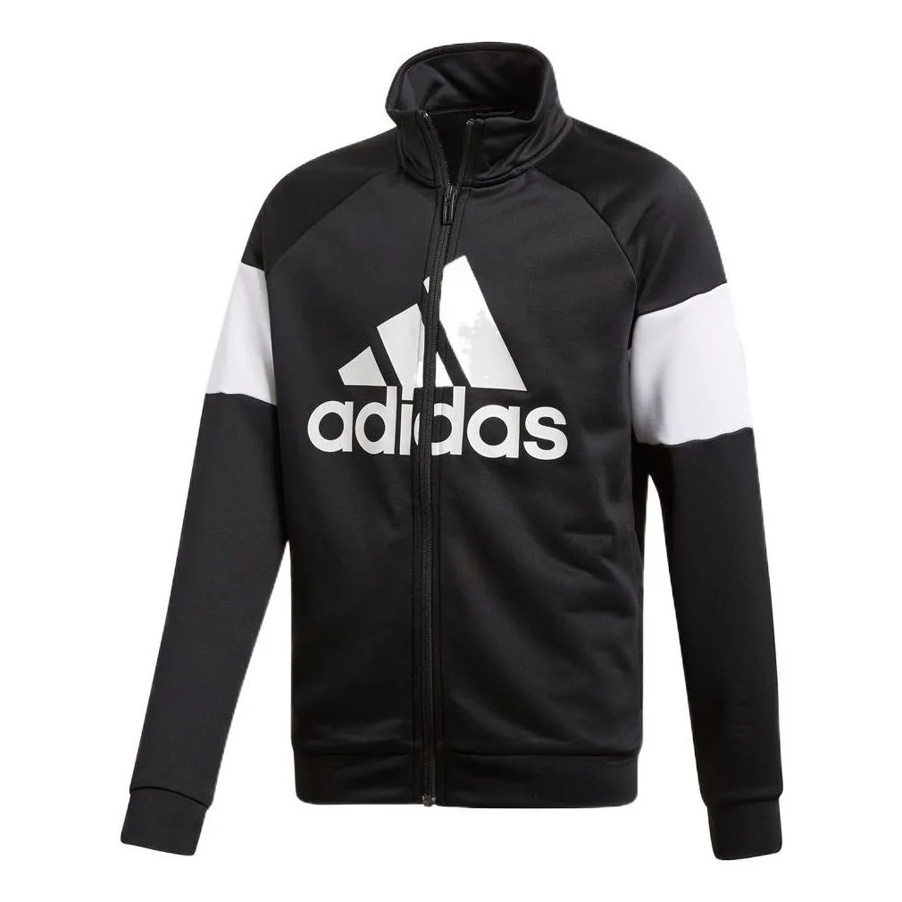 (GS) adidas Badge of Sport Track Suit Asia Sizing 'Black White' DV1740 sold by KicksCrew