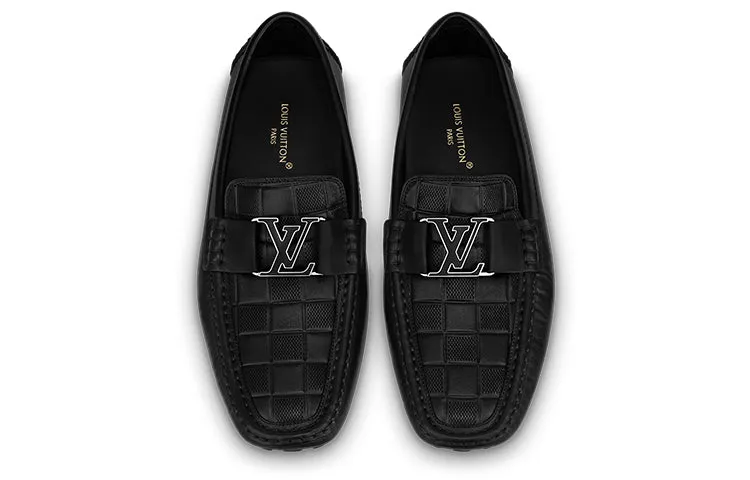 LOUIS VUITTON Monte Carlo Moccasin Shoes 'Black Plaid Top' 1ABFVC sold by KicksCrew product image thumbnail 3