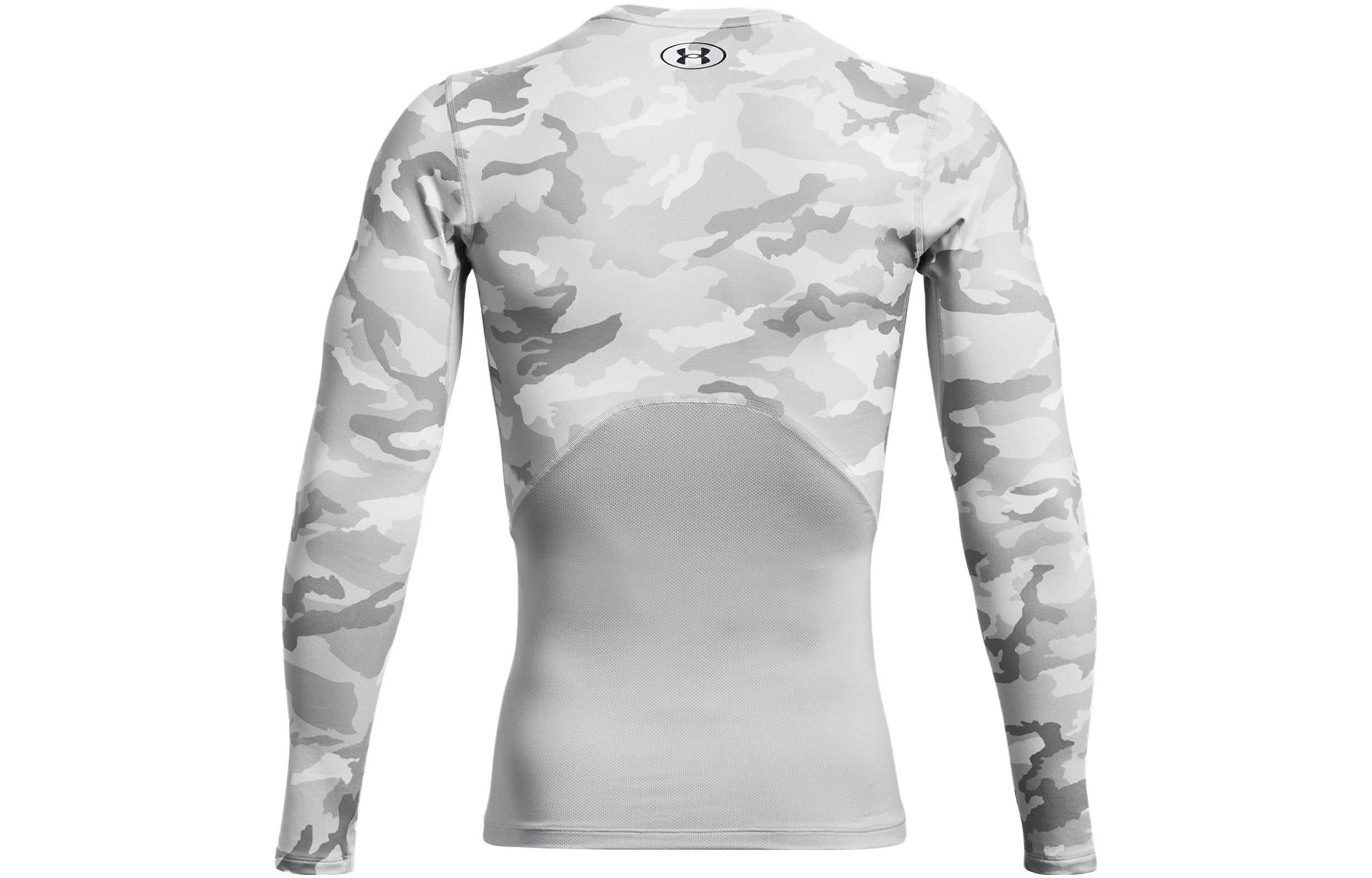 Under Armour ColdGear Infrared Compression Printed Crew 'Grey Silver' 1381744-011 sold by KicksCrew product image thumbnail 2