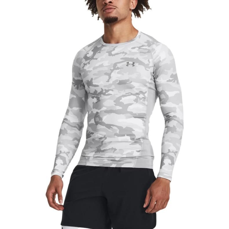 Under Armour ColdGear Infrared Compression Printed Crew 'Grey Silver' 1381744-011 sold by KicksCrew product image thumbnail 4