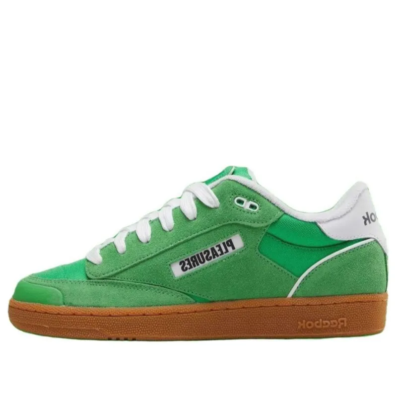 Reebok Club C Bulc x PLEASURES 'Sport Green Gum' 100206744 sold by KicksCrew