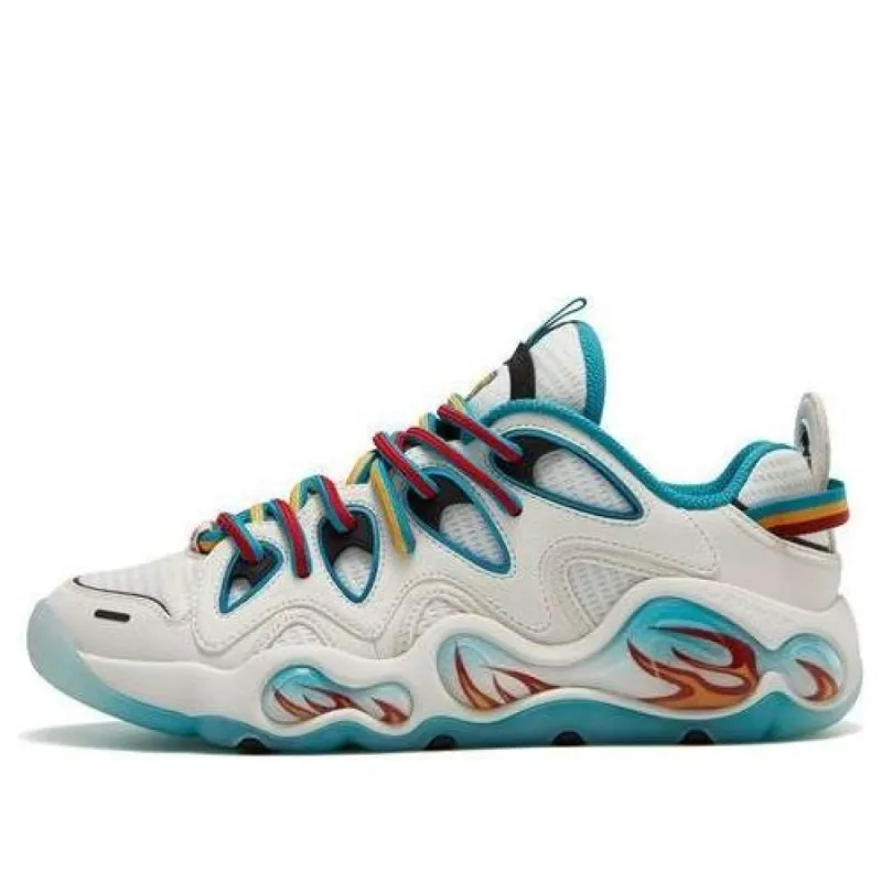 FILA FUSION x Mitchell & Ness Bank Vertical Sneakers 'White Blue' T12M343217FBS sold by KicksCrew