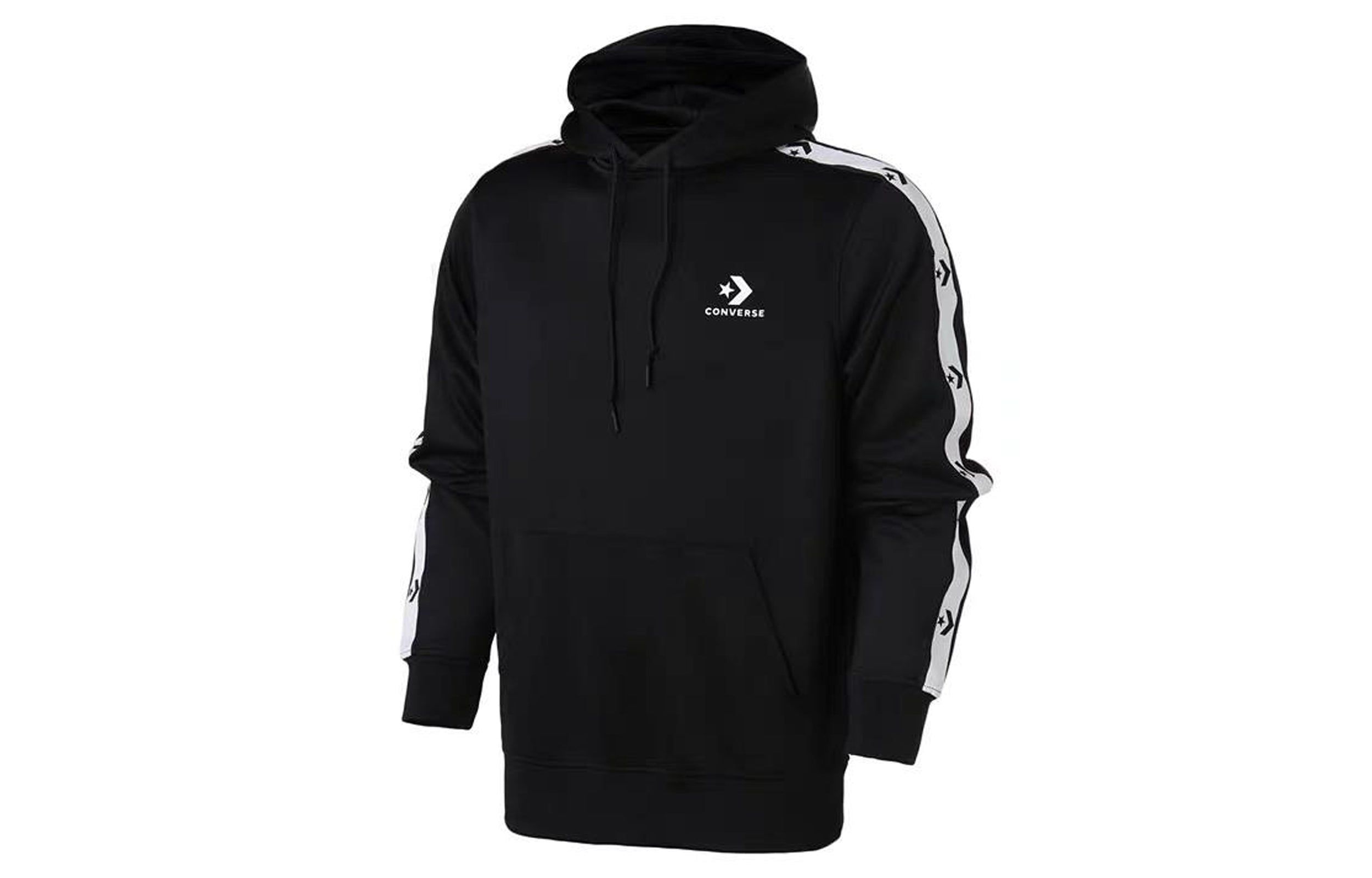 Converse Star Chevron Track Pullover Hoodie 'Black' 10007588-A01 sold by KicksCrew product image thumbnail 2
