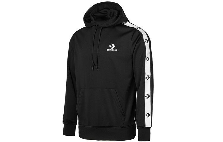 Converse Star Chevron Track Pullover Hoodie 'Black' 10007588-A01 sold by KicksCrew product image thumbnail 4