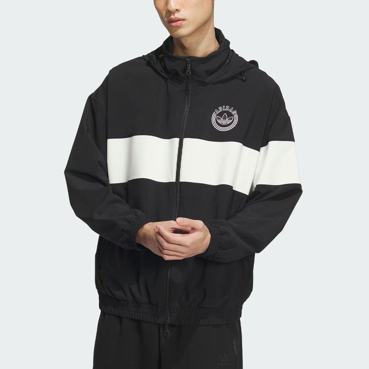 Adidas Originals Rifta Windbreaker Jackets 'Black White' IU4793 sold by KicksCrew product image thumbnail 2