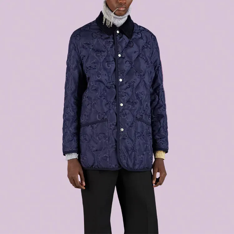 Gucci Quilted GG Jumbo Jacket 'Blue' 722499-ZALX3-4348 sold by KicksCrew product image thumbnail 3