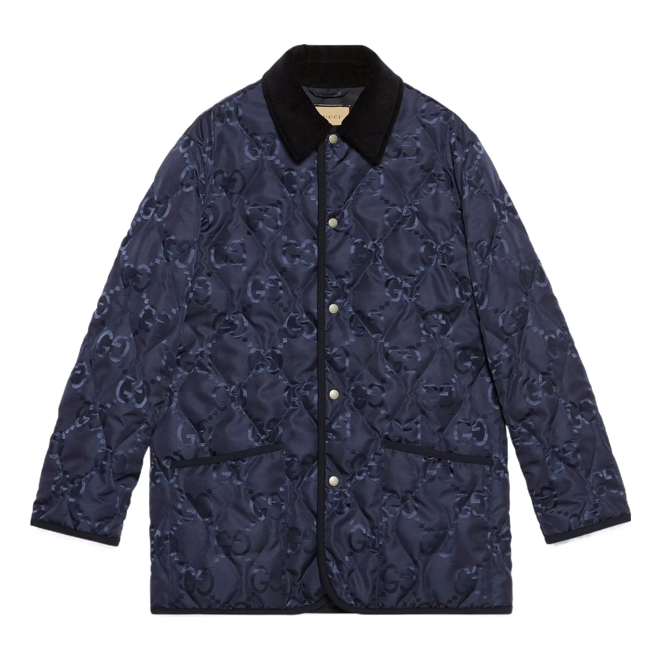 Gucci Quilted GG Jumbo Jacket 'Blue' 722499-ZALX3-4348 sold by KicksCrew