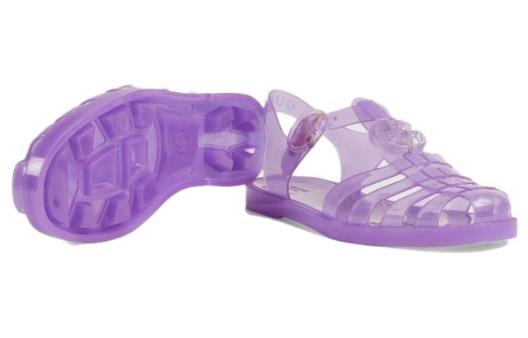 (WMNS) GUCCI Embossed Flat Sandals 'Purple' 676970-JFM00-5305 sold by KicksCrew product image thumbnail 5
