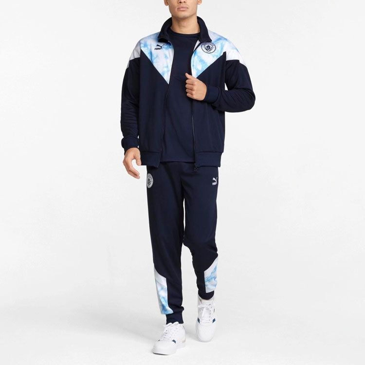 Puma MCFC Iconic MCS Mesh Track Jacket 'Blue' 765202-05 sold by KicksCrew product image thumbnail 3