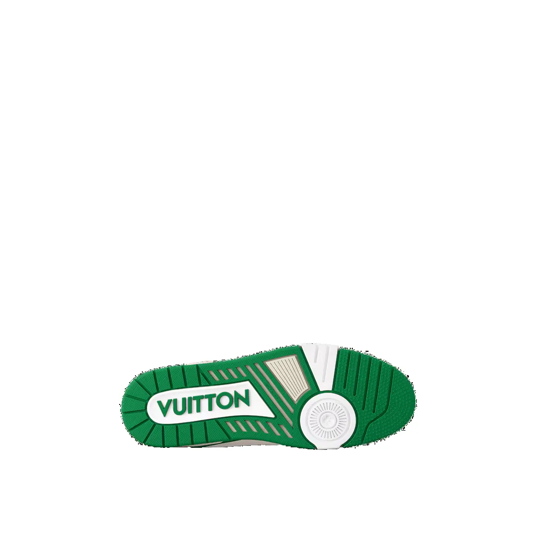 LOUIS VUITTON LV Trainer Sneakers 'White Green' 1ABFAU sold by KicksCrew product image thumbnail 4