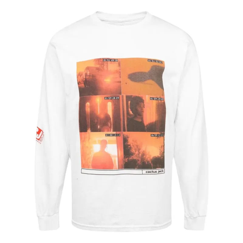 Travis Scott Cactus Jack Something's Coming II Long-Sleeve T-Shirt 'White' CJPS-LS28 sold by KicksCrew