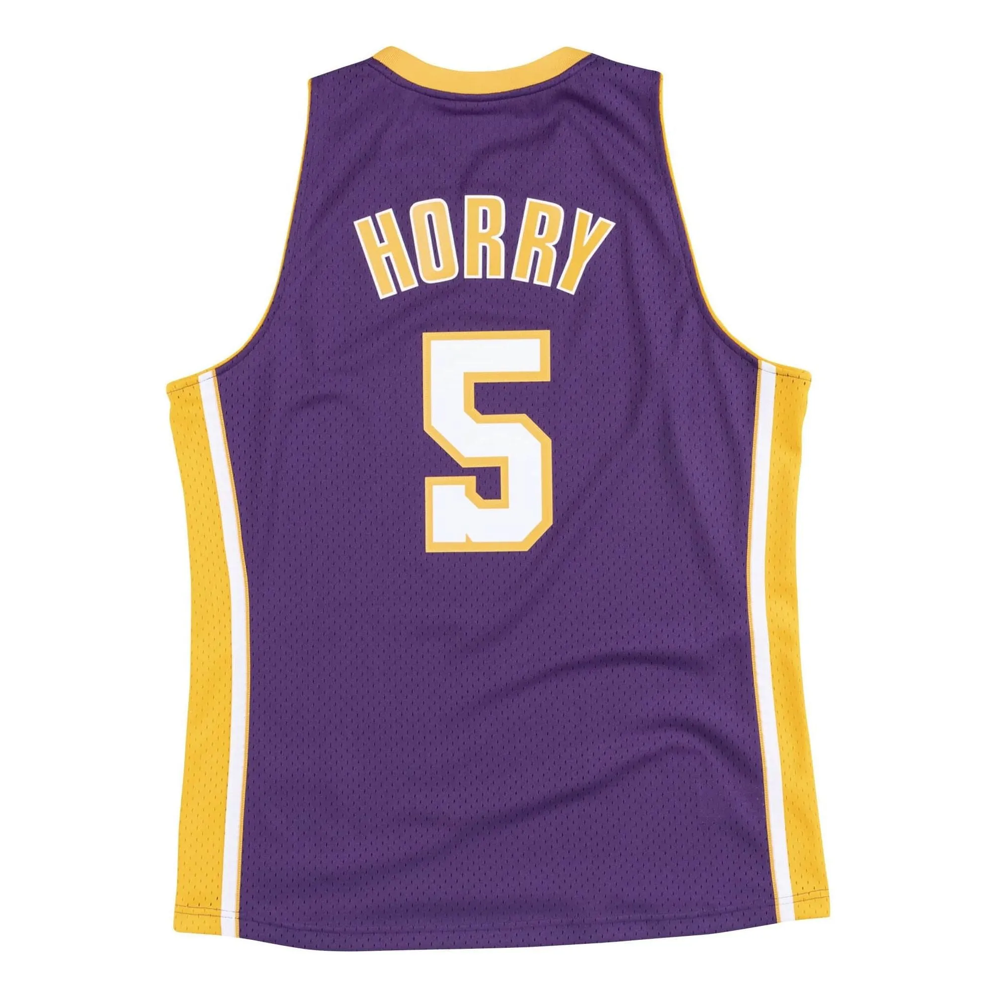 Mitchell & Ness x NBA Los Angeles Lakers 1999-00 Swingman Jersey 'Robert Horry 5' SMJYGS18448-LALPURP99RHO sold by KicksCrew product image thumbnail 2