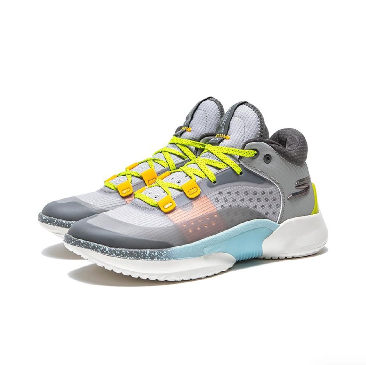 Skechers SKX Resagrip 'Grey Yellow' 253005-GRYL sold by KicksCrew product image thumbnail 3