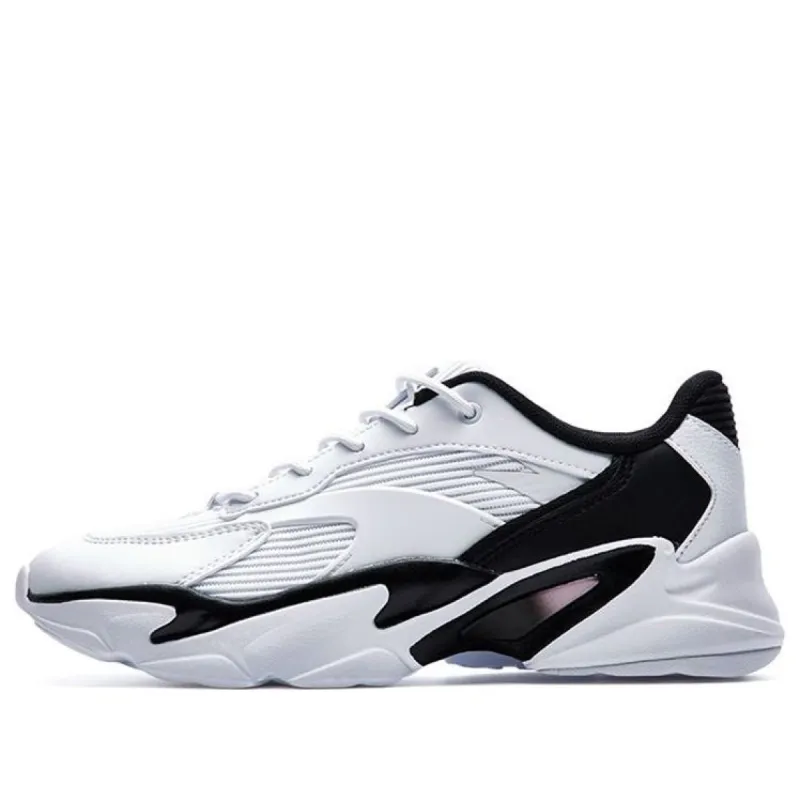 (WMNS) ANTA Leisure Dad Shoes 'White Black' 12818852-6 sold by KicksCrew