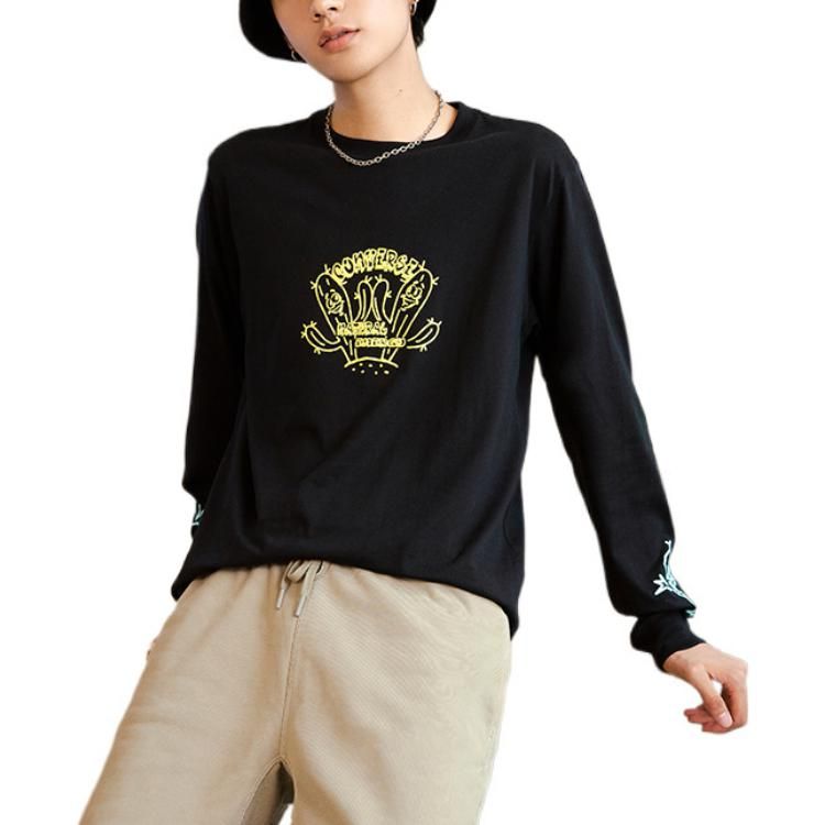 Converse Cactus Graphic Long Sleeve Tee 'Black' 10023771-A01 sold by KicksCrew product image thumbnail 3