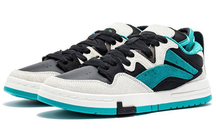 (WMNS) Li-Ning Wave Pro 'Black White Green' AECR044-1 sold by KicksCrew product image thumbnail 3