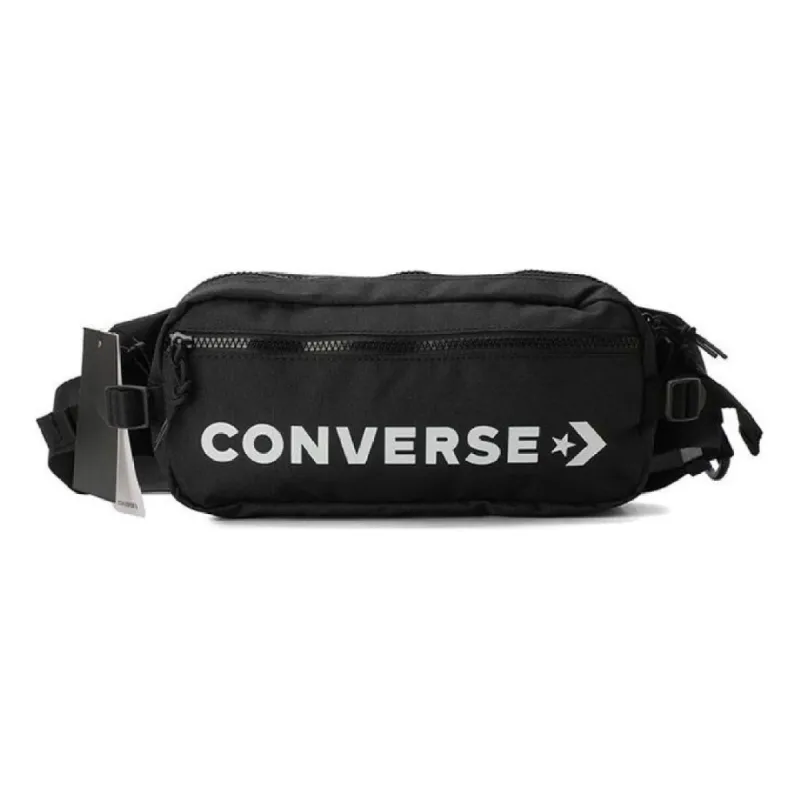 Converse Unisex Waist Bag Fast Pack 'Black White' 10006946-001 sold by KicksCrew