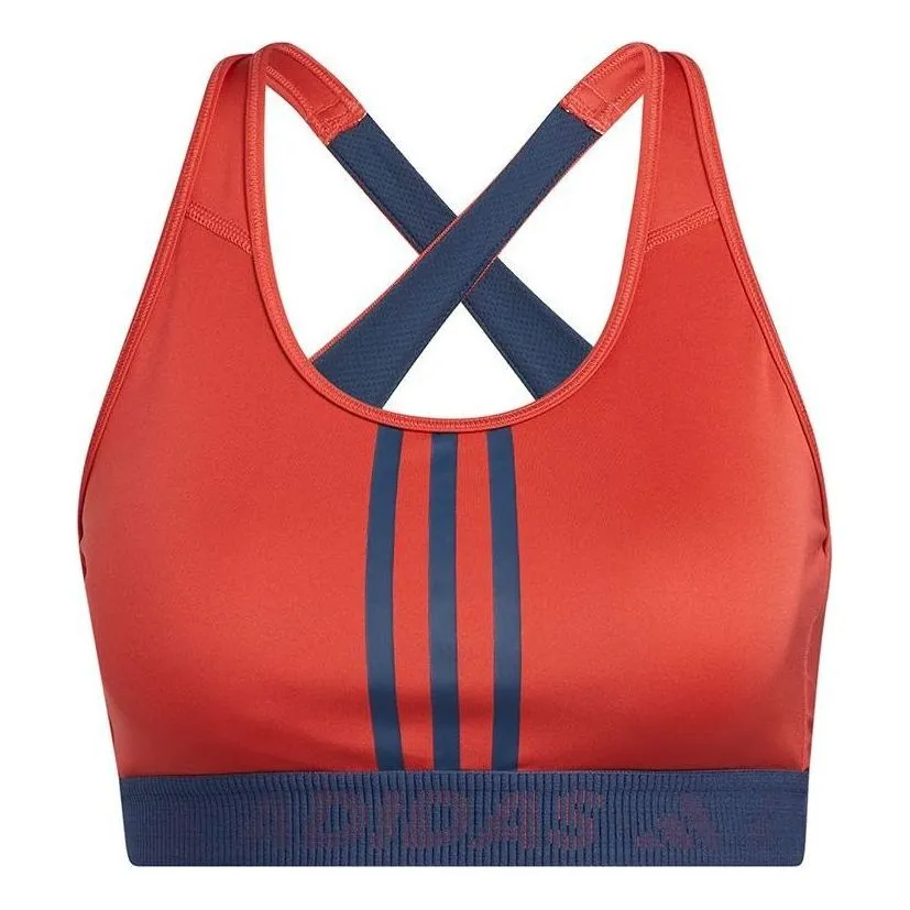 (WMNS) adidas Don't Rest 3-Stripes Bra 'Red' GM2848 sold by KicksCrew
