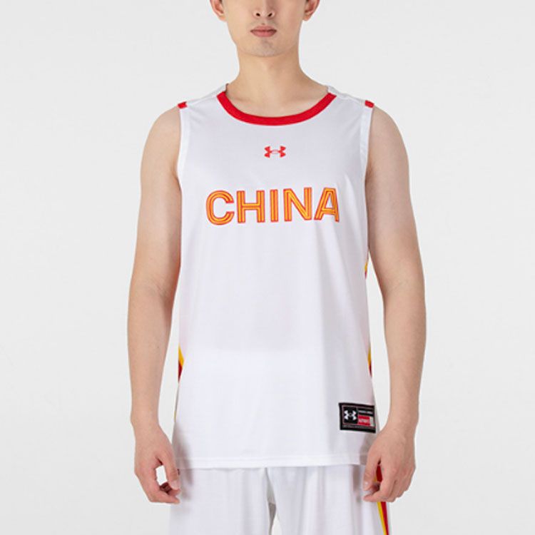 Under Armour China Basketball Jersey 'White' 21600112-100 sold by KicksCrew product image thumbnail 2