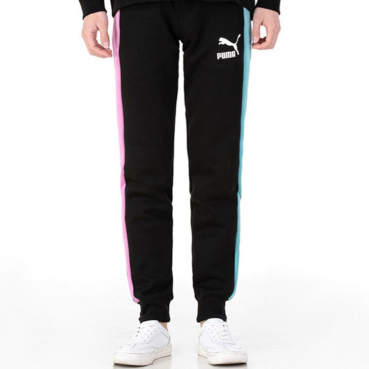 Puma Iconic T7 Track Pants 'Black White Blue' 531381-98 sold by KicksCrew product image thumbnail 2