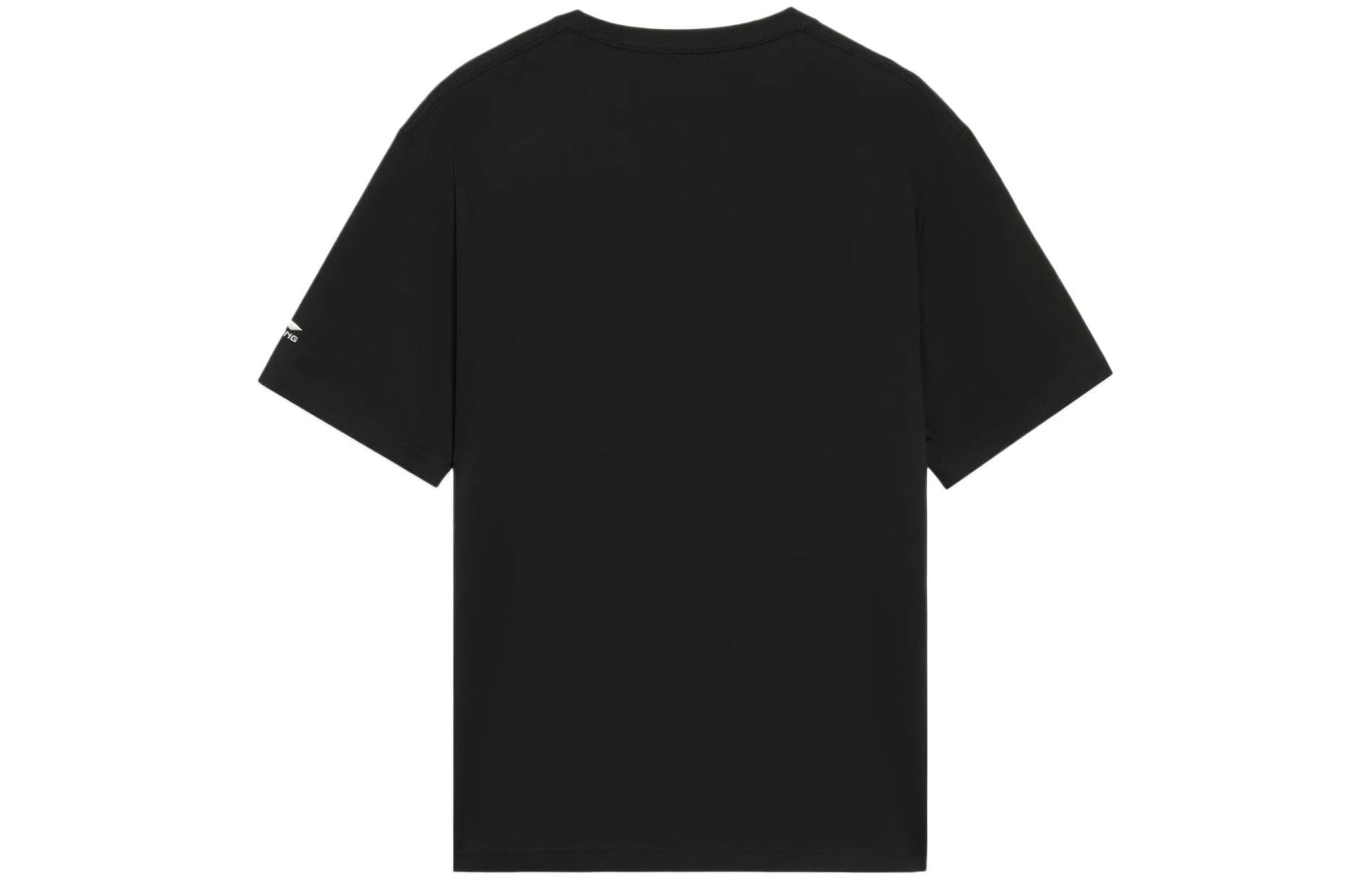 Li-Ning Small Logo T-shirt 'Black' AHSS325-2 sold by KicksCrew product image thumbnail 2