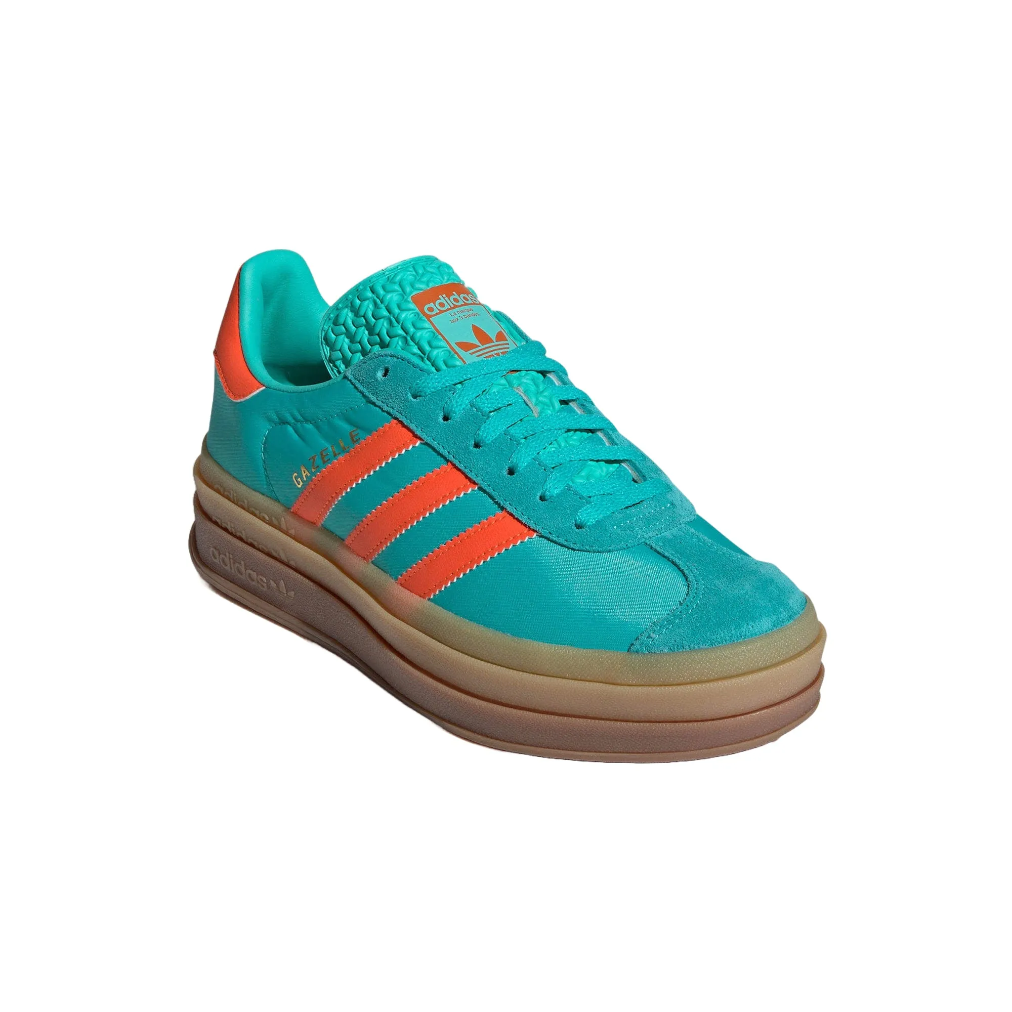 (WMNS) adidas Gazelle Bold 'Mint Rush Impact Orange' IG4386 sold by KicksCrew product image thumbnail 3