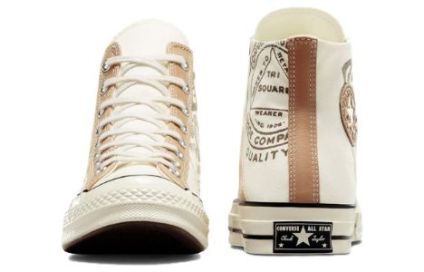 Converse Chuck 70 Leather Overlay High 'Egret Champagne Tan' A07122C sold by KicksCrew