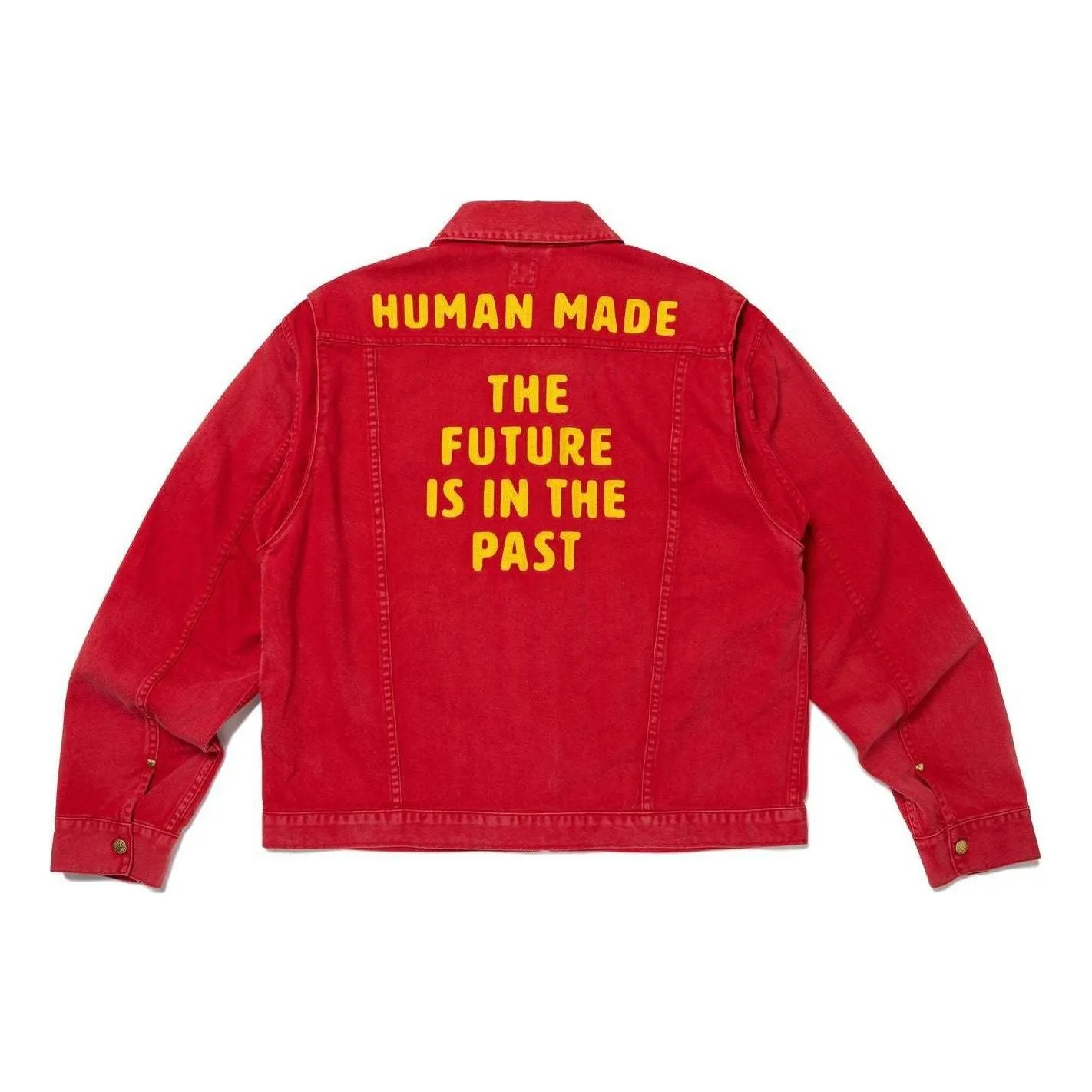 HUMAN MADE Zip-Up Work Jacket 'Red' HM27JK014 sold by KicksCrew product image thumbnail 2