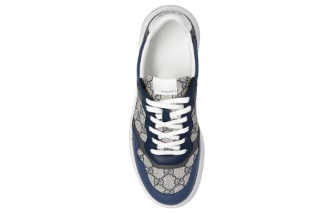 GUCCI GG Supreme Sneaker 'Beige Blue' 669582-UPGB0-4273 sold by KicksCrew