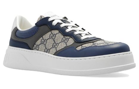 GUCCI GG Supreme Sneaker 'Beige Blue' 669582-UPGB0-4273 sold by KicksCrew