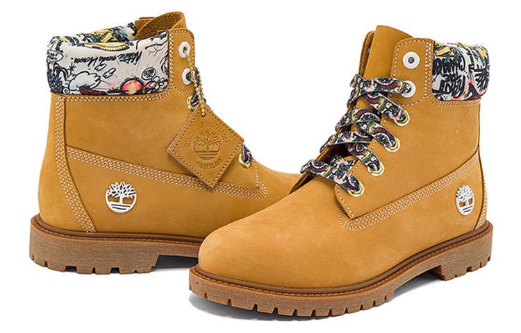 (WMNS) Timberland Made With Liberty Fabrics 6 Inch Boot 'Yellow' A5XA7W sold by KicksCrew product image thumbnail 4