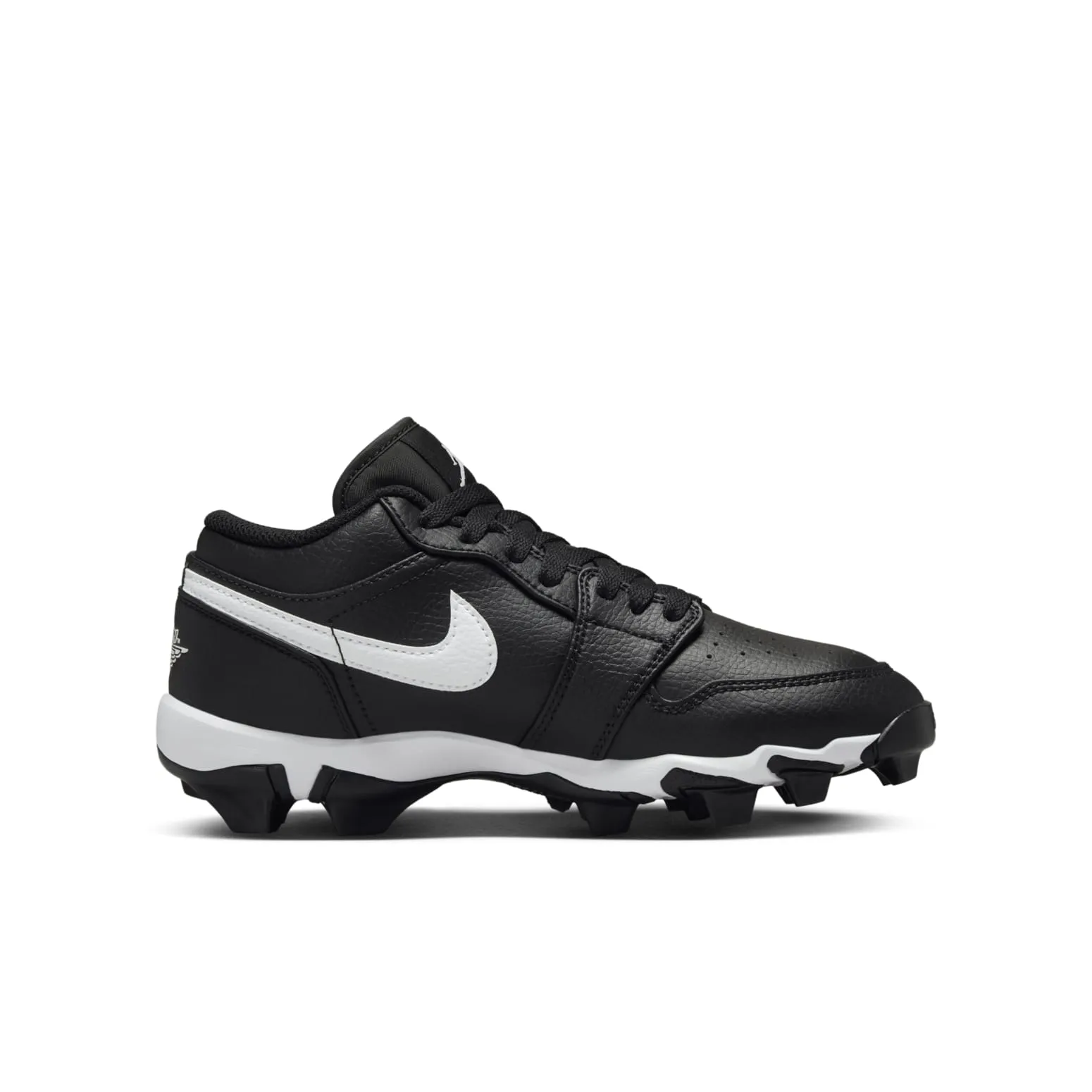 (GS) Air Jordan 1 Low Cleat 'Black White' HF6885-001 sold by KicksCrew product image thumbnail 2