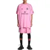 Balenciaga Soccer Series Miami Soccer Oversized T-shirt 'Pink' 777705TPVR71401 sold by KicksCrew