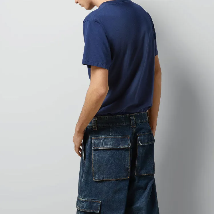 Gucci Cotton Jersey Printed T-Shirt 'Blue' 771758-XJF3R-4622 sold by KicksCrew product image thumbnail 4