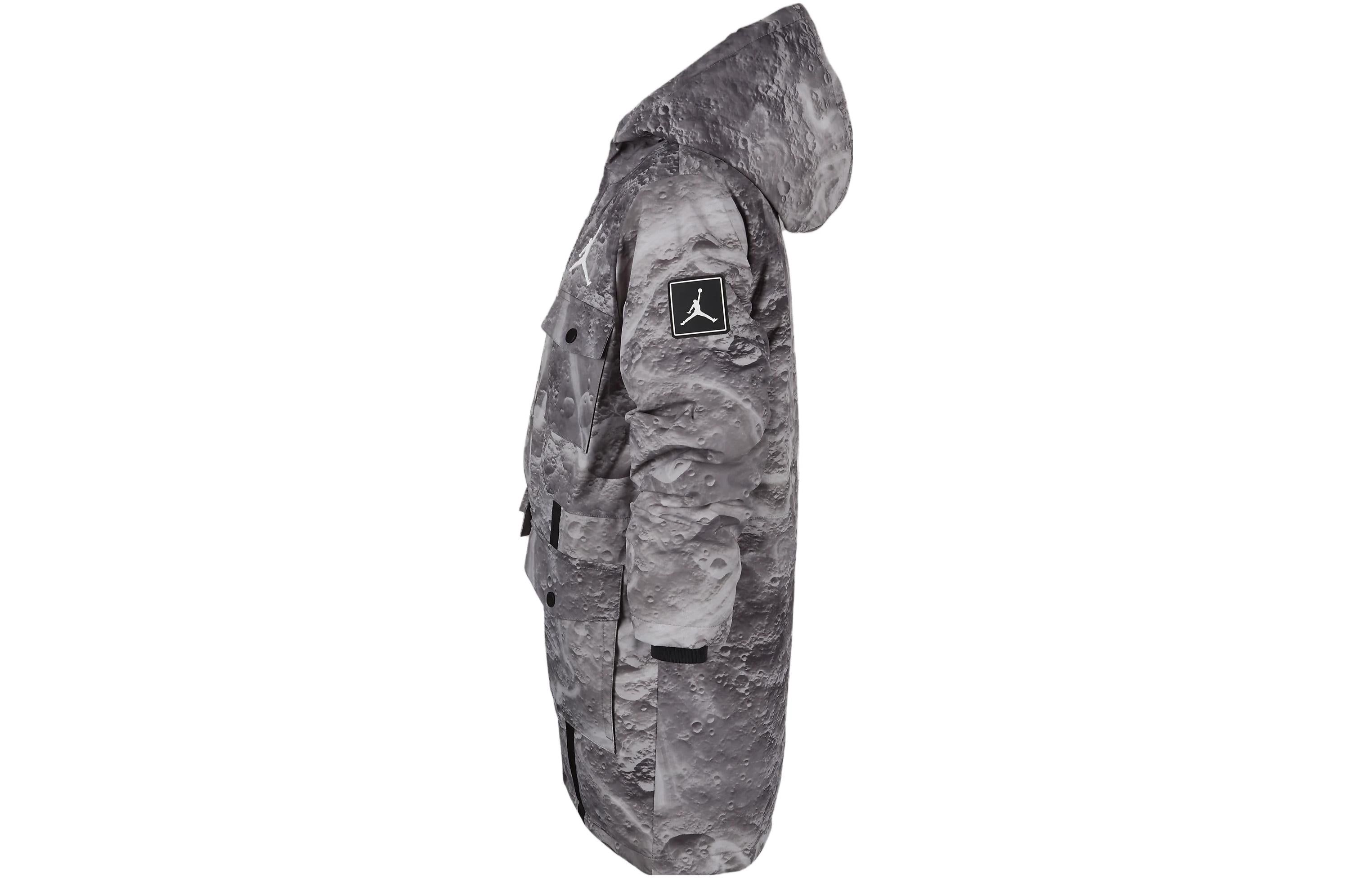 (GS) Air Jordan Essentials Down Parka Jacket 'Camo Grey' FV5813-226 sold by KicksCrew product image thumbnail 4