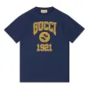 Gucci Cotton Jersey Printed T-Shirt 'Blue' 771758-XJF3R-4622 sold by KicksCrew