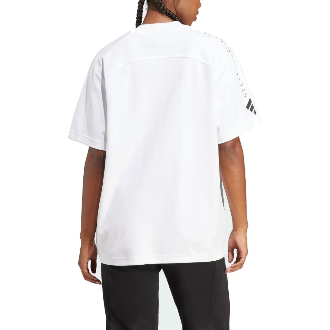 (WMNS) adidas By Stella McCartney Logo T-Shirt 'White' IB6855 sold by KicksCrew product image thumbnail 2