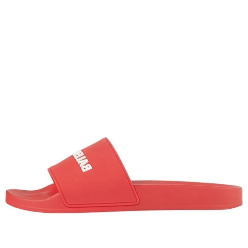 Balenciaga Pool Slides 'Red' 565826W1S806090 sold by KicksCrew