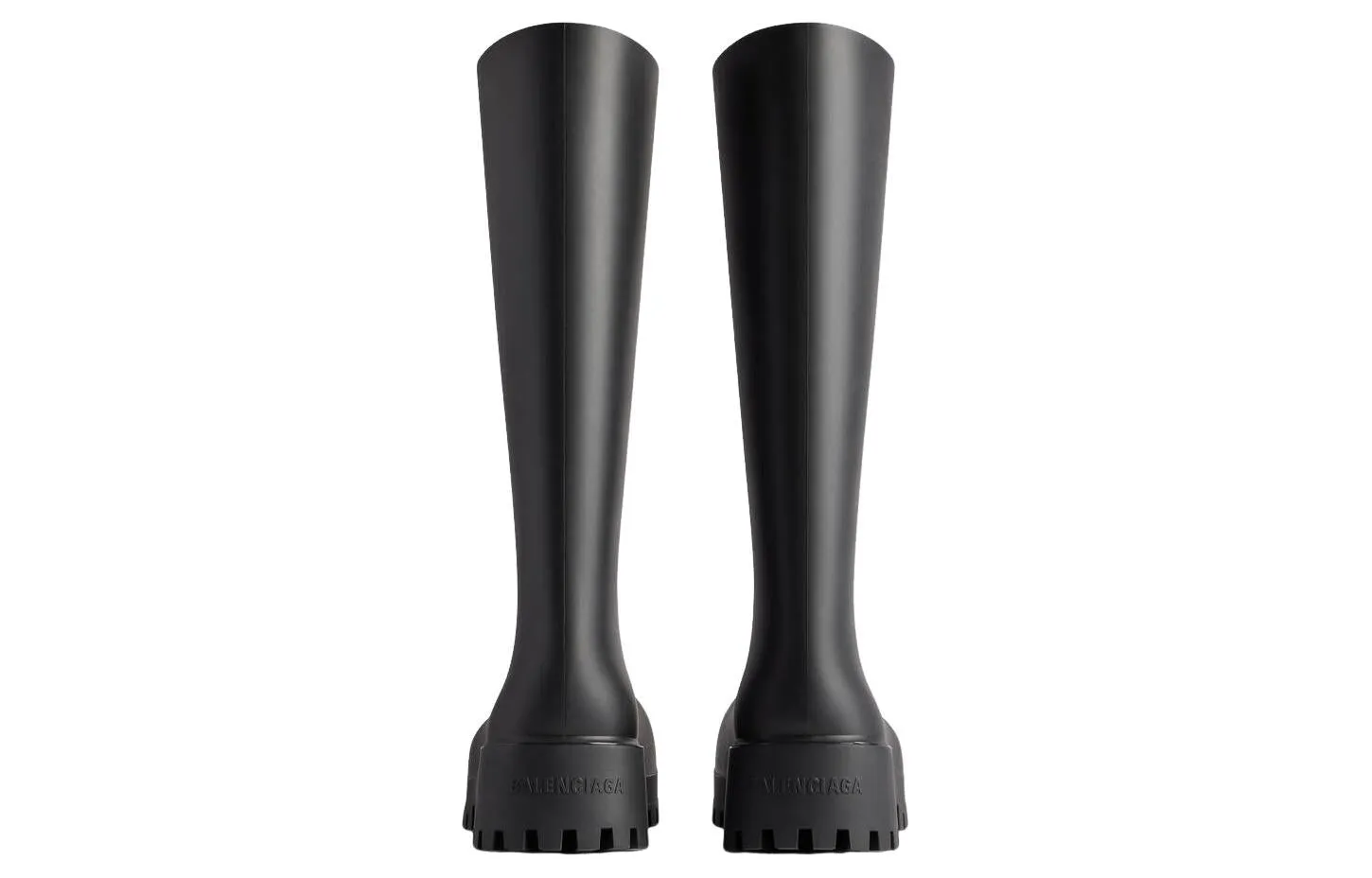 (WMNS) Balenciaga Bulldozer Rainboots 'Black Rubber' 775969W1SA11000 sold by KicksCrew product image thumbnail 4