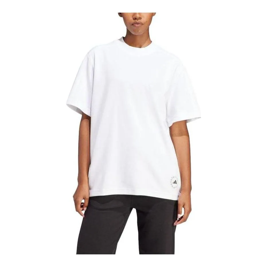 (WMNS) adidas By Stella McCartney Logo T-Shirt 'White' IB6855 sold by KicksCrew