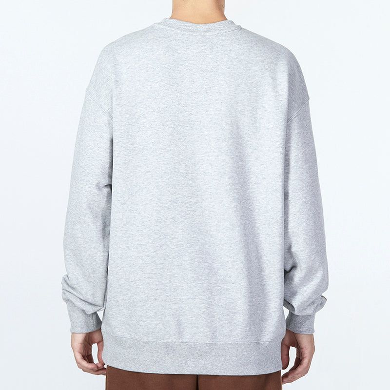 Puma Team Crew Logo Sweatshirt 'Grey Burgumdy' 539268-04 sold by KicksCrew product image thumbnail 5