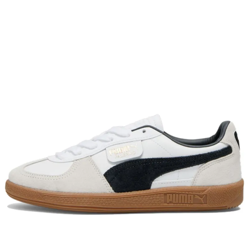 (WMNS) PUMA Palermo 'White Vapor Grey Gum' 397647-01 sold by KicksCrew