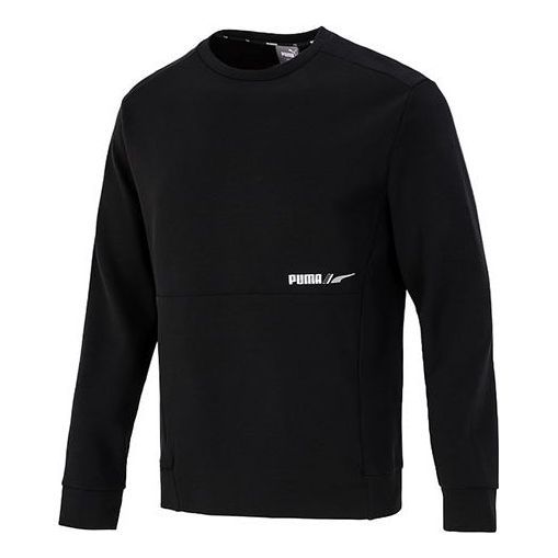 Puma Crew Sweatshirt 'Black' 846532-01 sold by KicksCrew