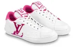 (WMNS) LOUIS VUITTON Charlie Sneakers 'White Fuchsia' 1AAVZM sold by KicksCrew