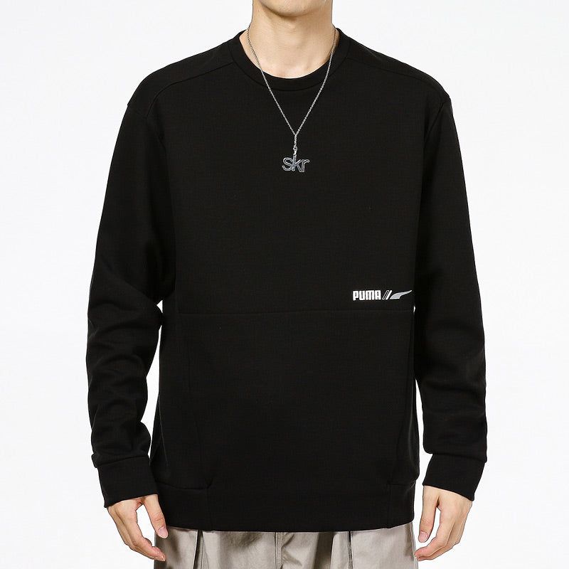 Puma Crew Sweatshirt 'Black' 846532-01 sold by KicksCrew product image thumbnail 3