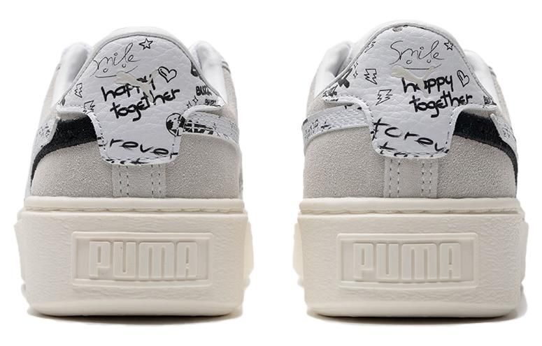 (WMNS) PUMA Suede Platform Draw 'Grey White' 395904-02 sold by KicksCrew product image thumbnail 4