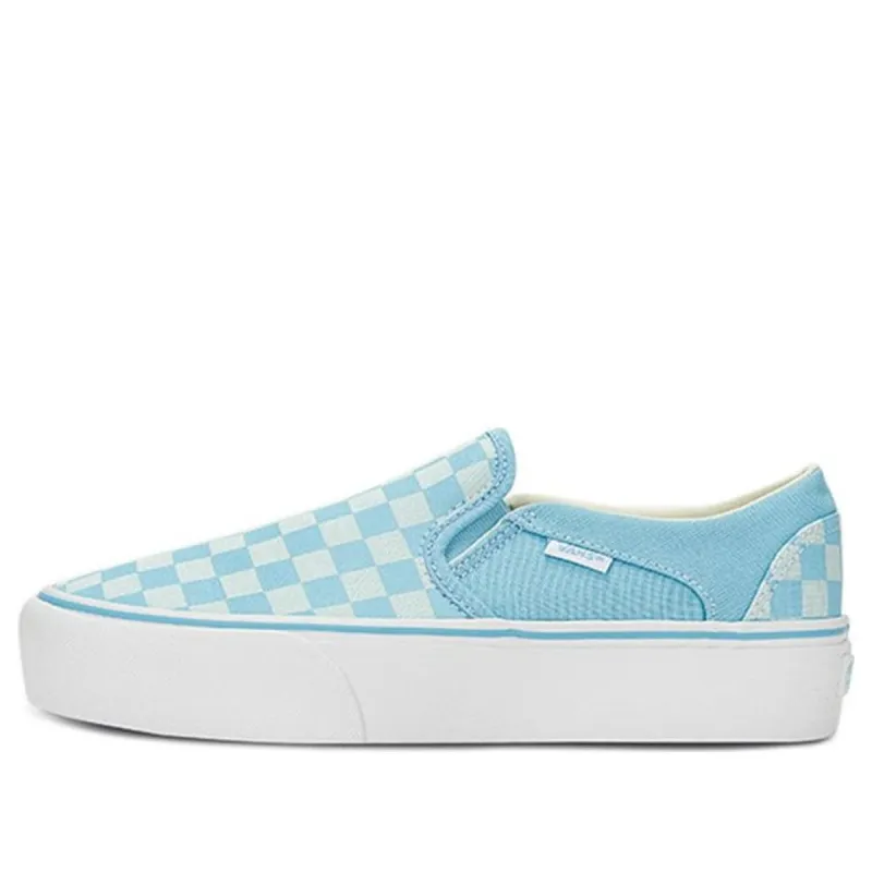 (WMNS) Vans Asher Platform California 'Blue White' VN0A3WMMYRQ sold by KicksCrew