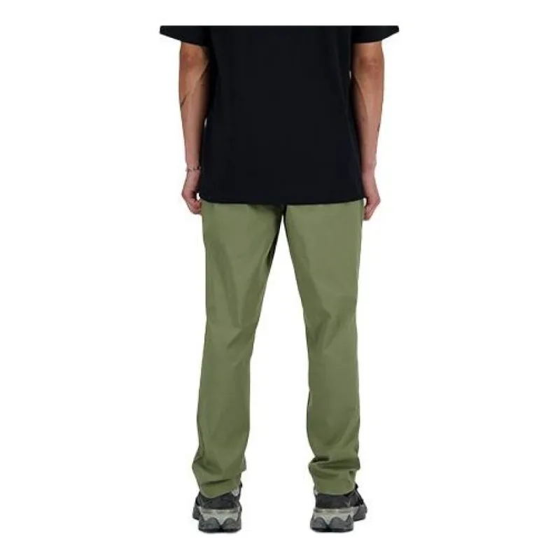 New Balance Icon Twill Tapered Pants 'Dark Olivine' AMP41575-DEK sold by KicksCrew