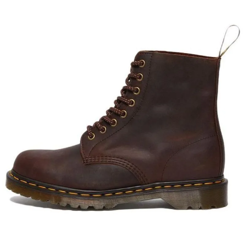 Dr. Martens 1460 Pascal Waxed Full Grain Leather Lace Up Boots 'Chestnut ' 30670294 sold by KicksCrew
