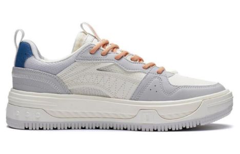 (WMNS) Li-Ning Xingchuan V2 Skate Shoes 'Grey White Orange' AGCT144-3 sold by KicksCrew